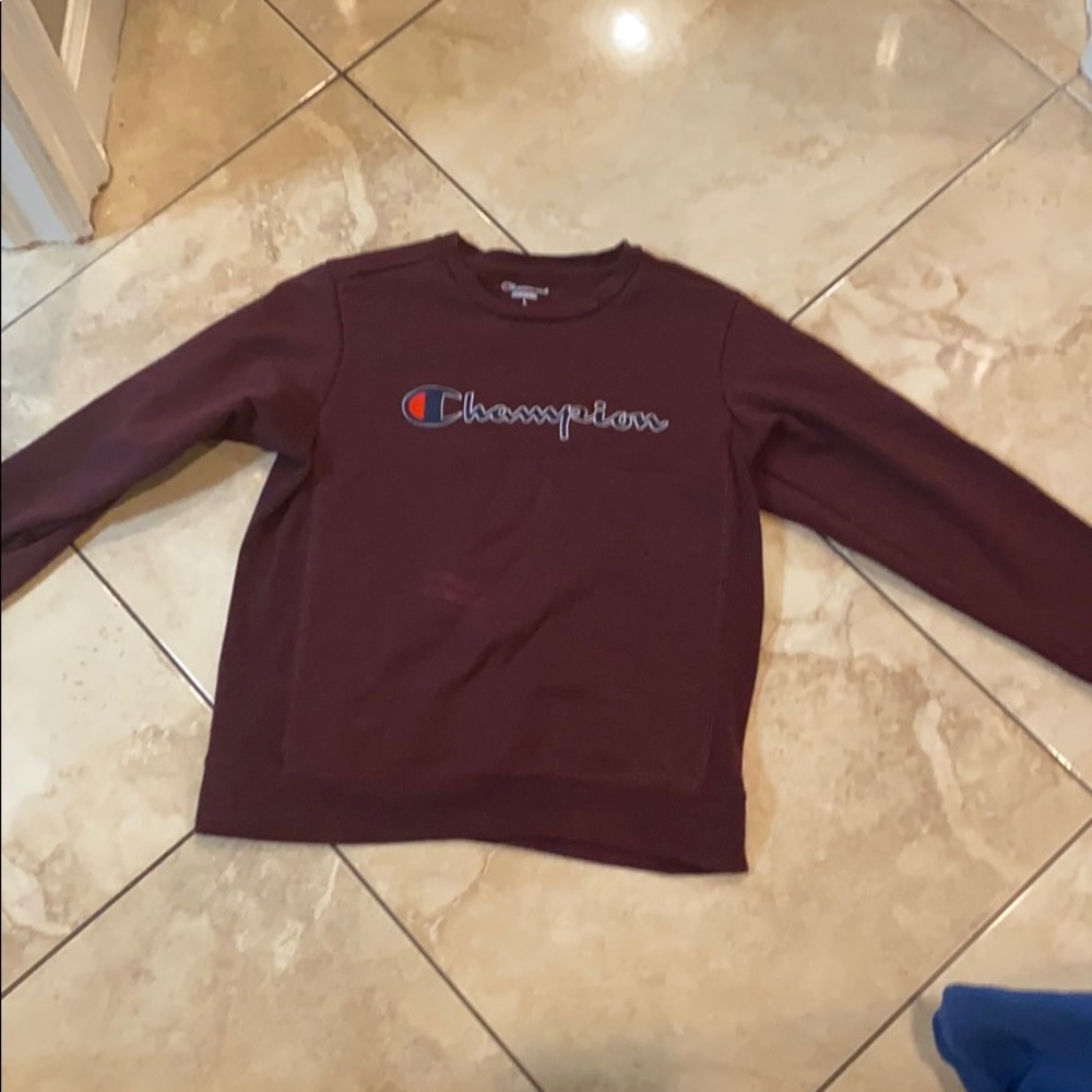 Boys large champion crew neck
